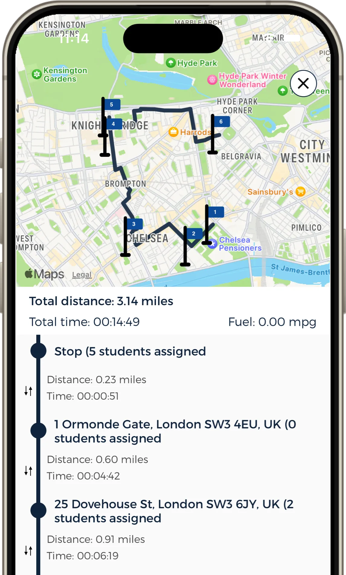 Streamline transport